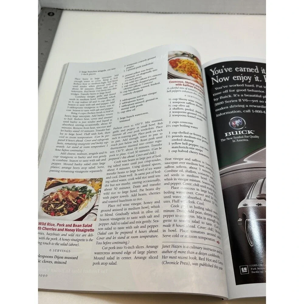 Bon Appétit June 1996 Getting Outdoors Magazine With Recipes For Outdoor Cooking